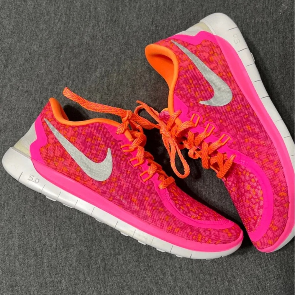 Nike Free Run Cheetah Print Sneakers